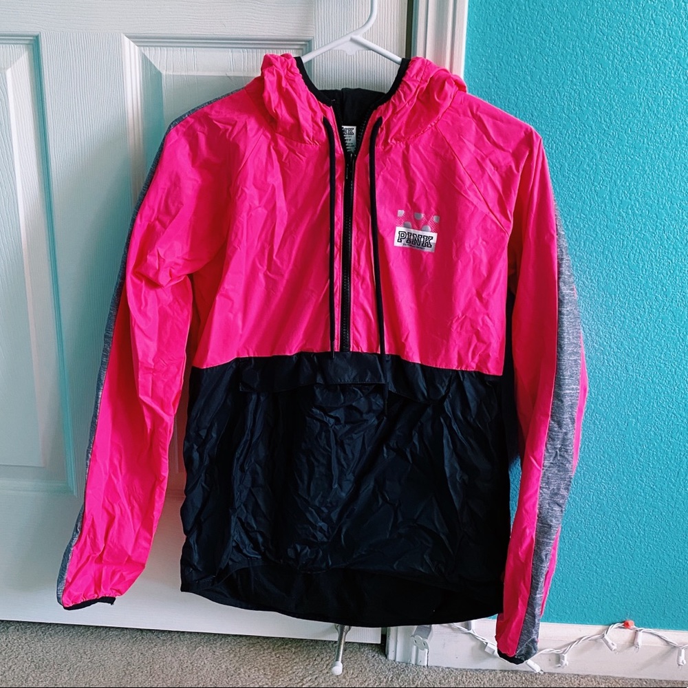 4. pink windbreaker 🌸